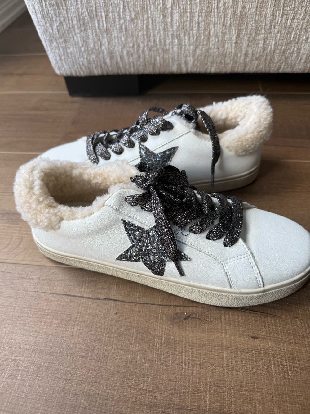 Steve Madden Sneakers with Glitter Star